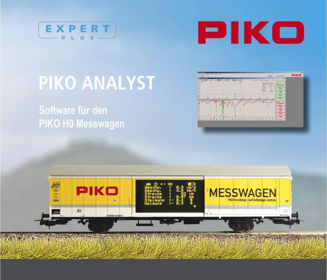 Piko 55051 - Software für Messwagen H0/GL