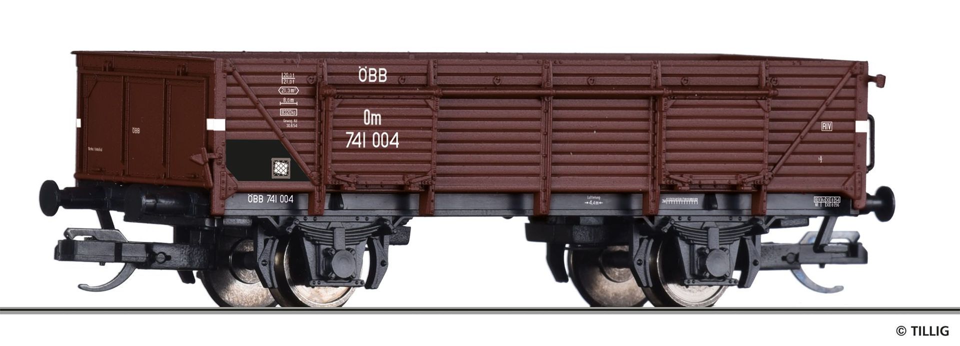 Tillig 17630 - Güterwagen offen ÖBB Ep.III Om TT 1:120