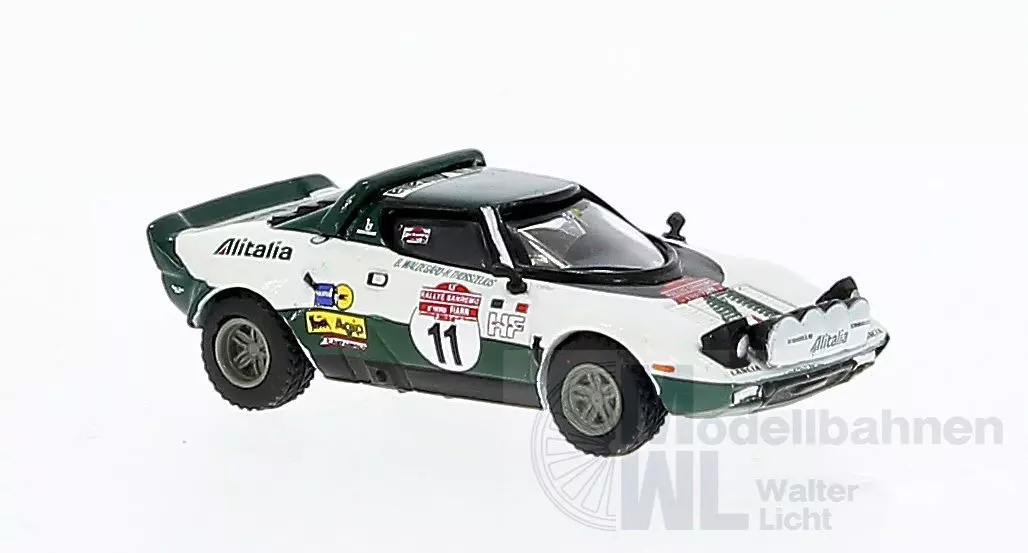 Brekina 29654 - Lancia Stratos Alitalia von Björn Waldegard Sieger San Remo 1975 H0 1:87