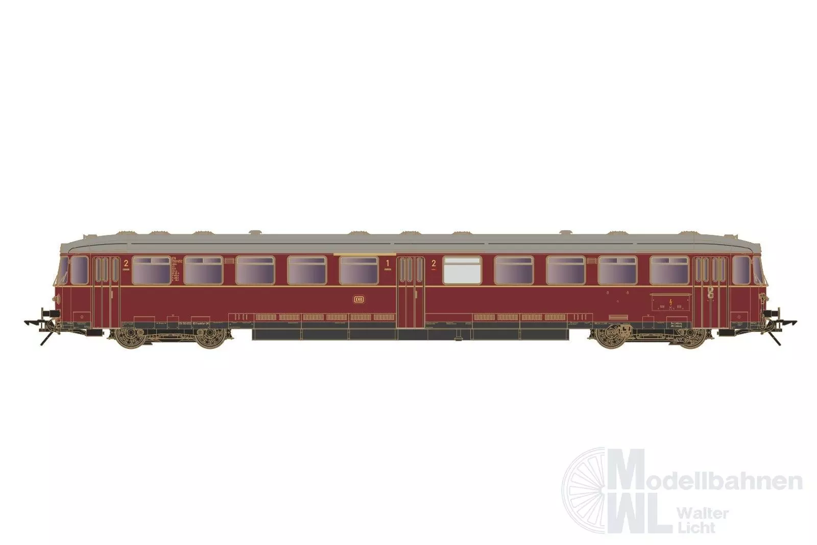 Lenz 40415-01 - Akku-Triebwagen ETA 150 DB Ep.III rot Spur 0