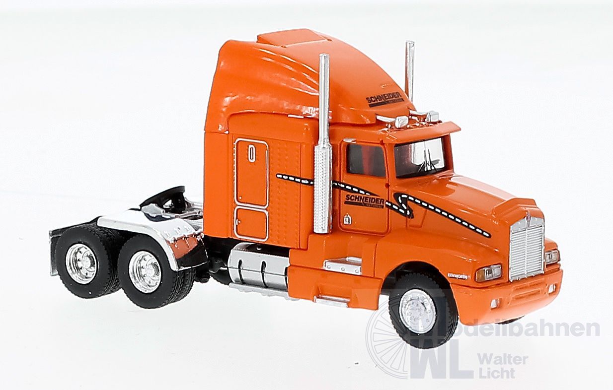 Brekina 85931 - Kenworth T600 Schneider national trucker school H0 1:87