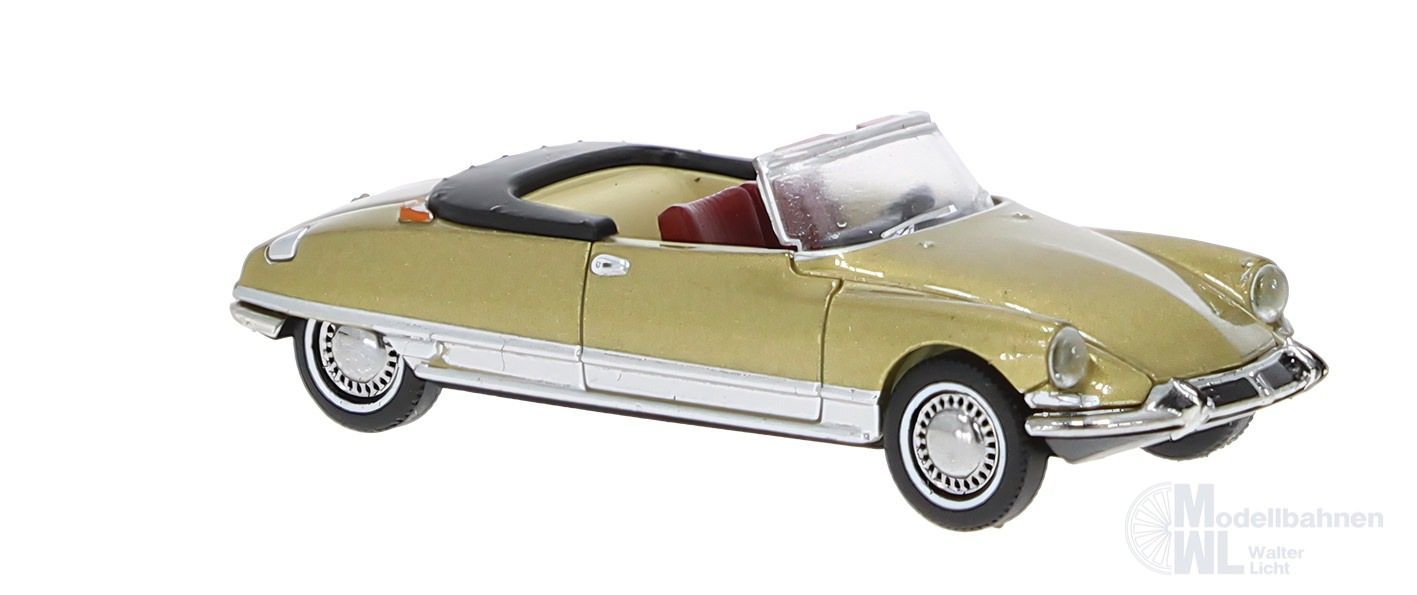 Brekina 14226 - Citroen DS offenes Cabrio Chapron gold H0 1:87