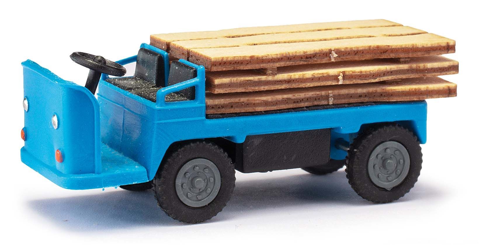 Mehlhose 210010018 - E-Karre Balkancar mit Holzladung H0 1:87