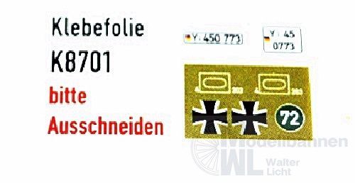 NPE NZ22335 - Decalbogen für BW-Schützenpanzer H0 1:87