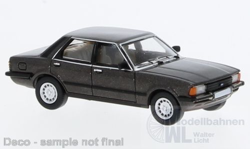 PCX-Models 870697 - Ford Taunus (TC3) metallic-dunkelbraun 1979 H0 1:87
