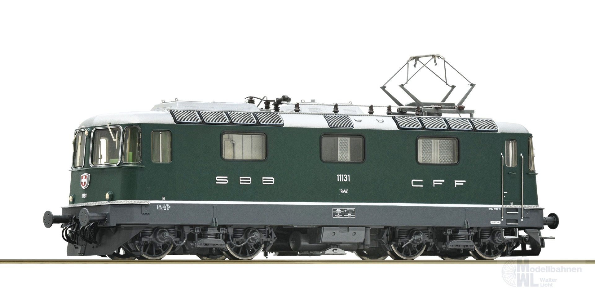 Roco 7510027 - E-Lok Re 4/4 II SBB Ep.IV 11131 grün H0/GL Sound