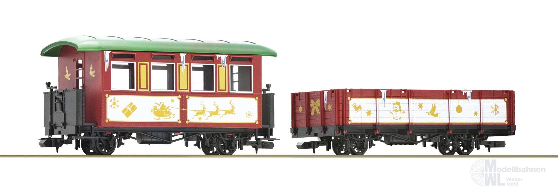 Roco 6230001 - Ergänzungswagen Set zum Weihnachtszugset H0/GL