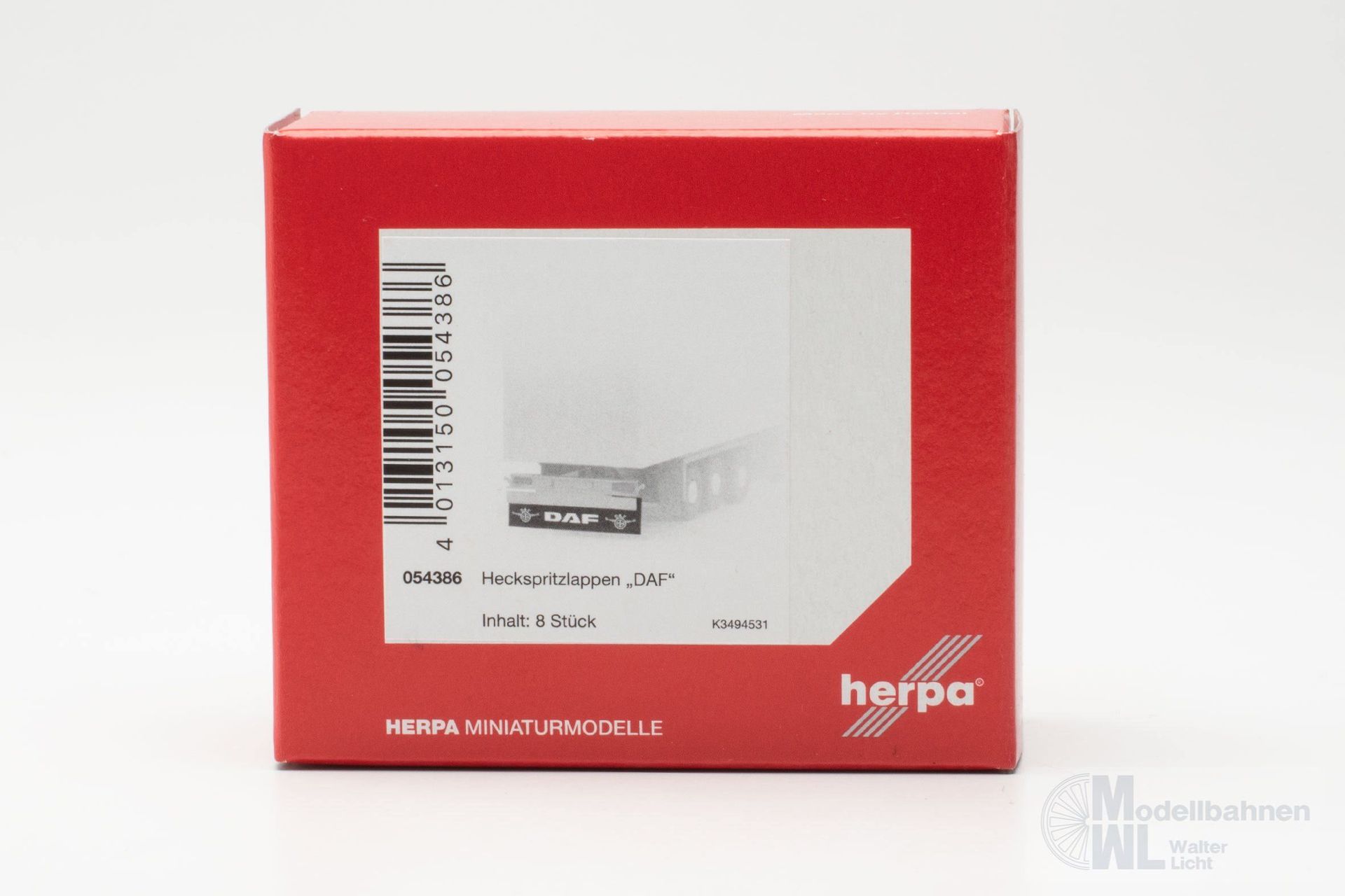 Herpa 054386 - Zubehör Heckspritzlappen DAF H0 1:87