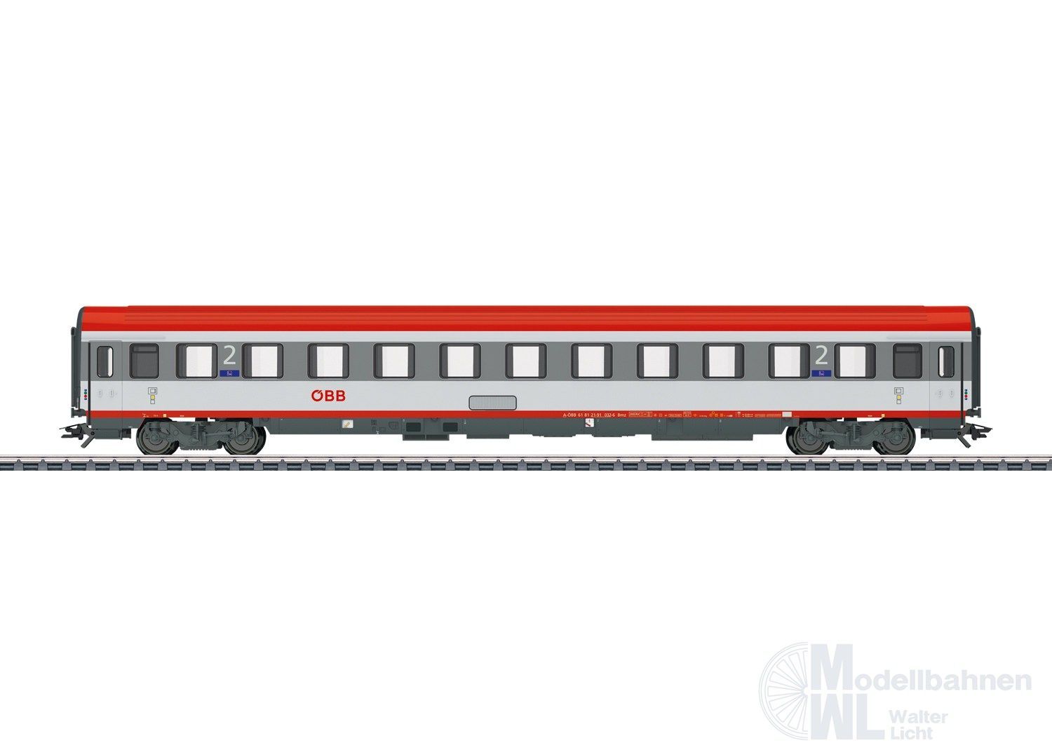 Märklin 42747 - Personenwagen ÖBB Ep.VI 2.Kl. Bmz H0/WS