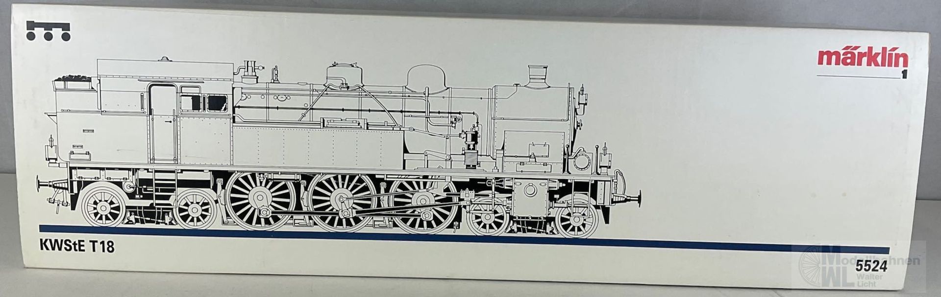 GEBRAUCHTWARE 5524 - MÄRKLIN - Dampflok18 K.W.St.E. Ep.I 1127 Spur 1 