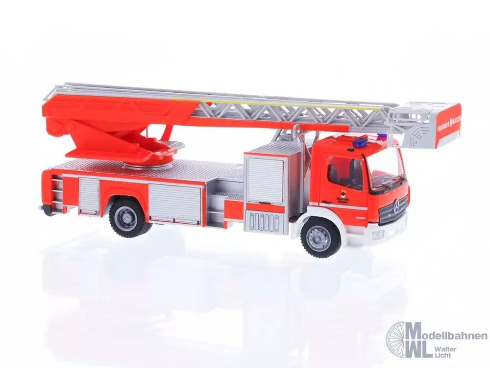 Rietze 71675 - Mercedes-Benz Atego´19 DLK FW Münster H0 1:87