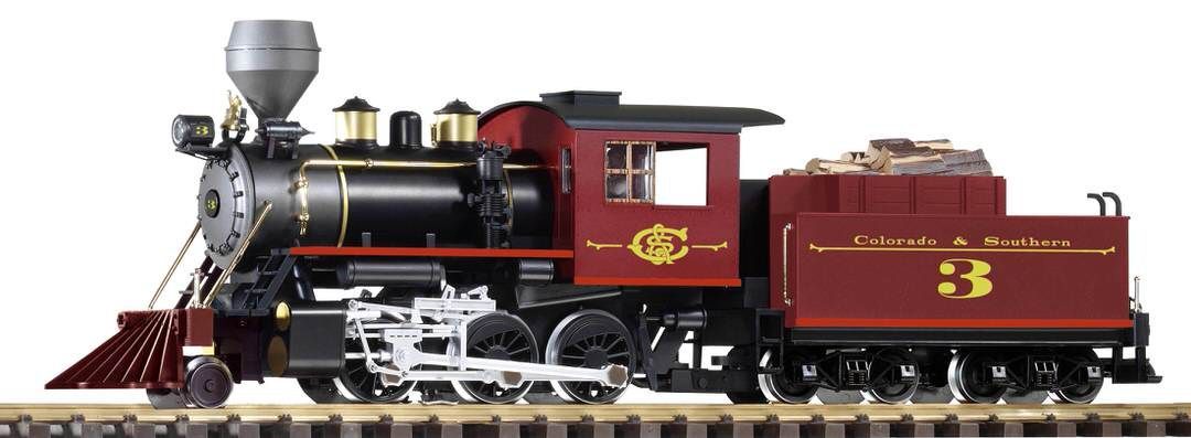 Piko 38235 - Dampflok Mogul mit Tender C&S Spur G 1:22,5 Sound/Rauch