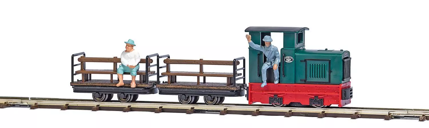 Busch 12015 - Feldbahn-Set Personentransport H0 1:87