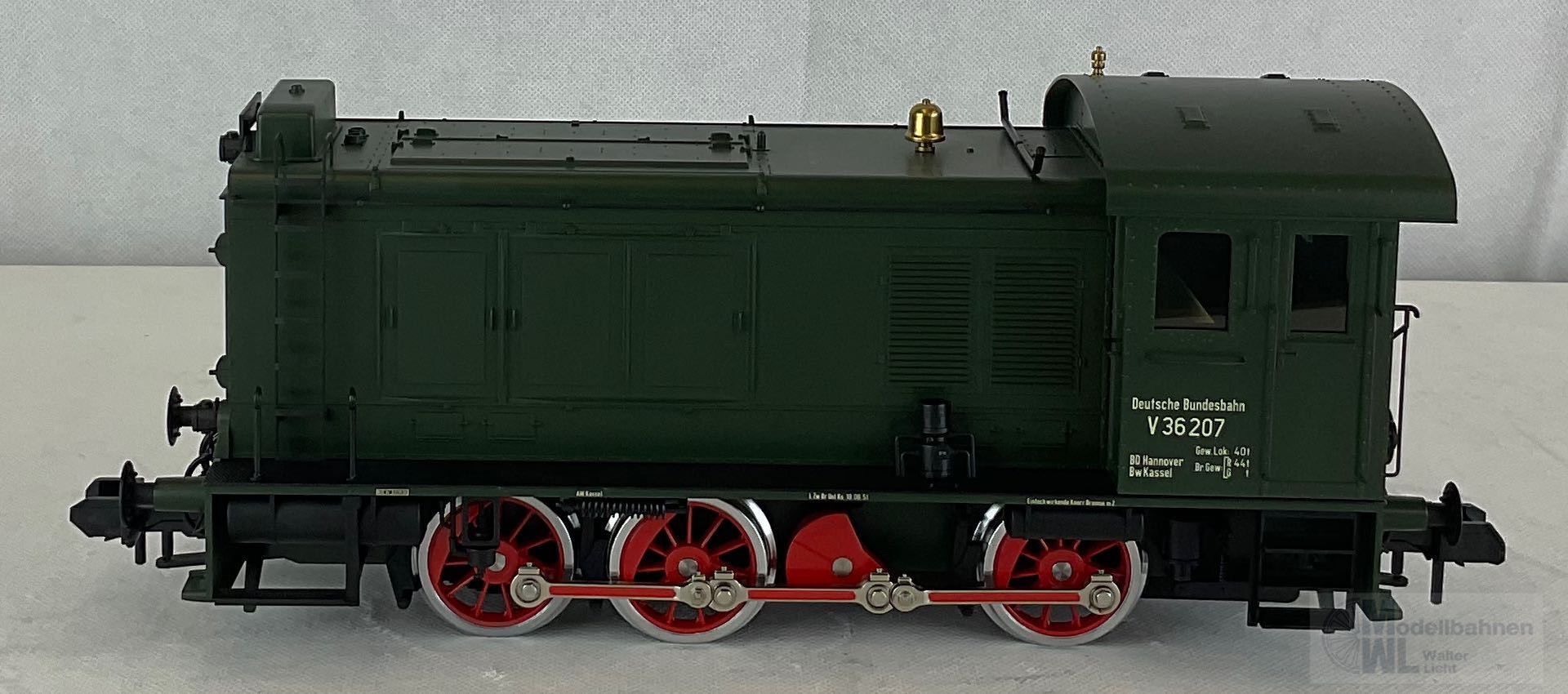 GEBRAUCHTWARE 55302 - MÄRKLIN - Diesellok V36 207 DB Ep.III grün Spur 1 Telex