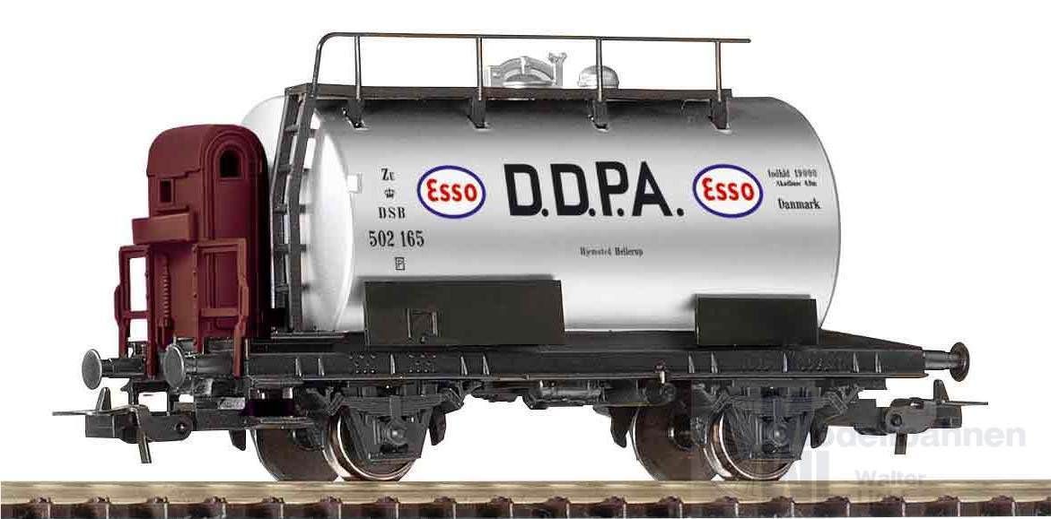 Piko 27715 - Kesselwagen DSB Ep.III ESSO mit Bremserhaus H0/GL