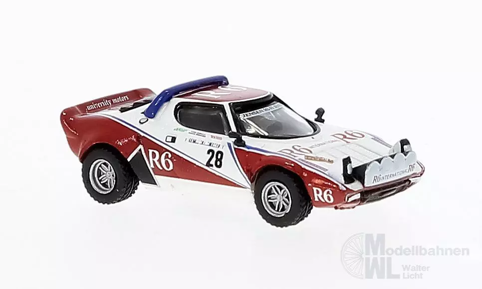 Brekina 29661 - Lancia Stratos HF 28 v. Isabella Bignardi Rally Elba ´82 H0 1:87