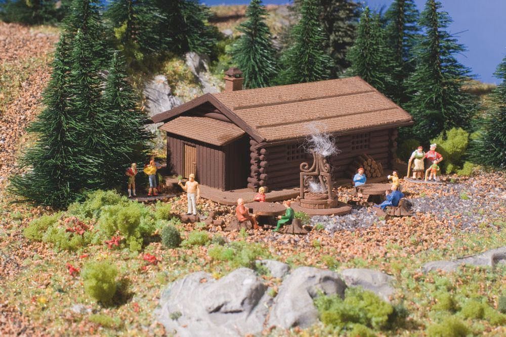 Vollmer 47727 - Grillplatz mit Hütte N 1:160