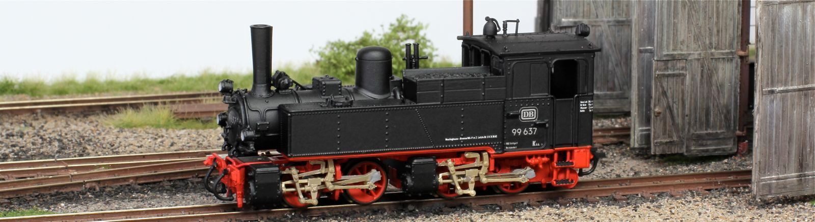 Bemo 1004827 - Dampflok DB 99 637 Ep.III Fertigmodell H0e