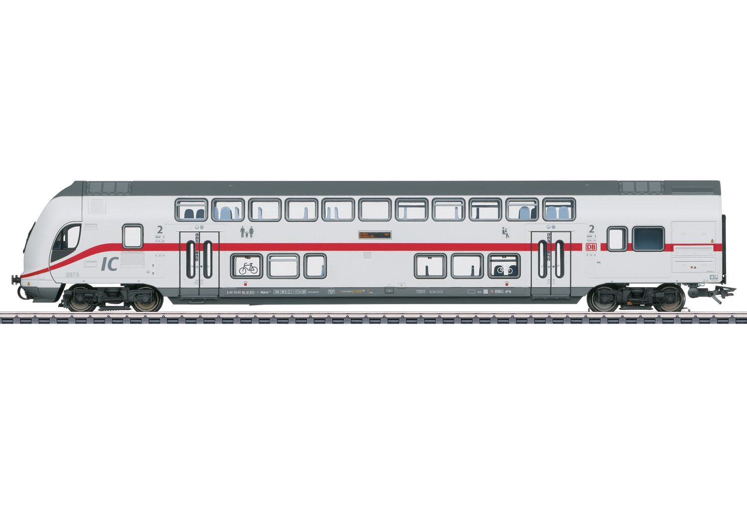 Märklin 43488 - IC2 Doppelstocksteuerwagen DB Ep.VI 2.Kl. DBpbzfa 668.2 H0/WS