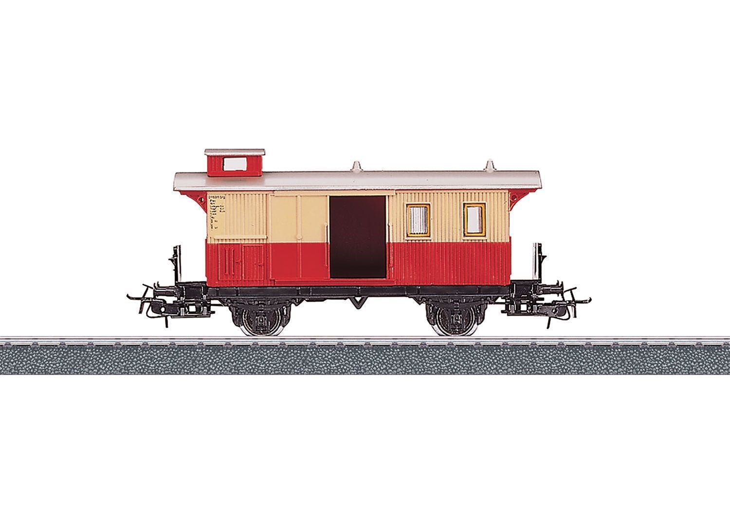 Märklin 4108 - Gepäckwagen Ep.I-V rot/creme 11 cm H0/WS