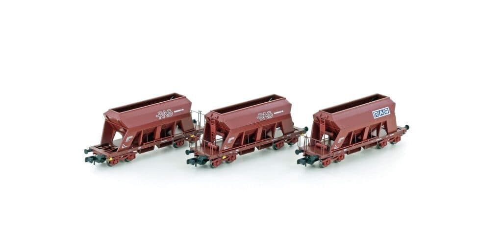 Lemke Collection 66305 - Selbstentladewagen Set RAG Ep.IV 3.tlg. N 1:160