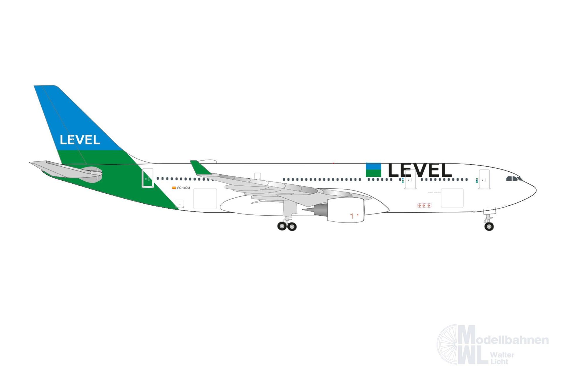 Herpa 537254 - Airbus 330-200 Level 1:500