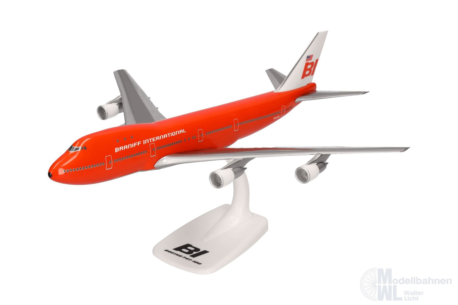 Herpa 614146 - Boeing 747-100 Braniff International 1:250