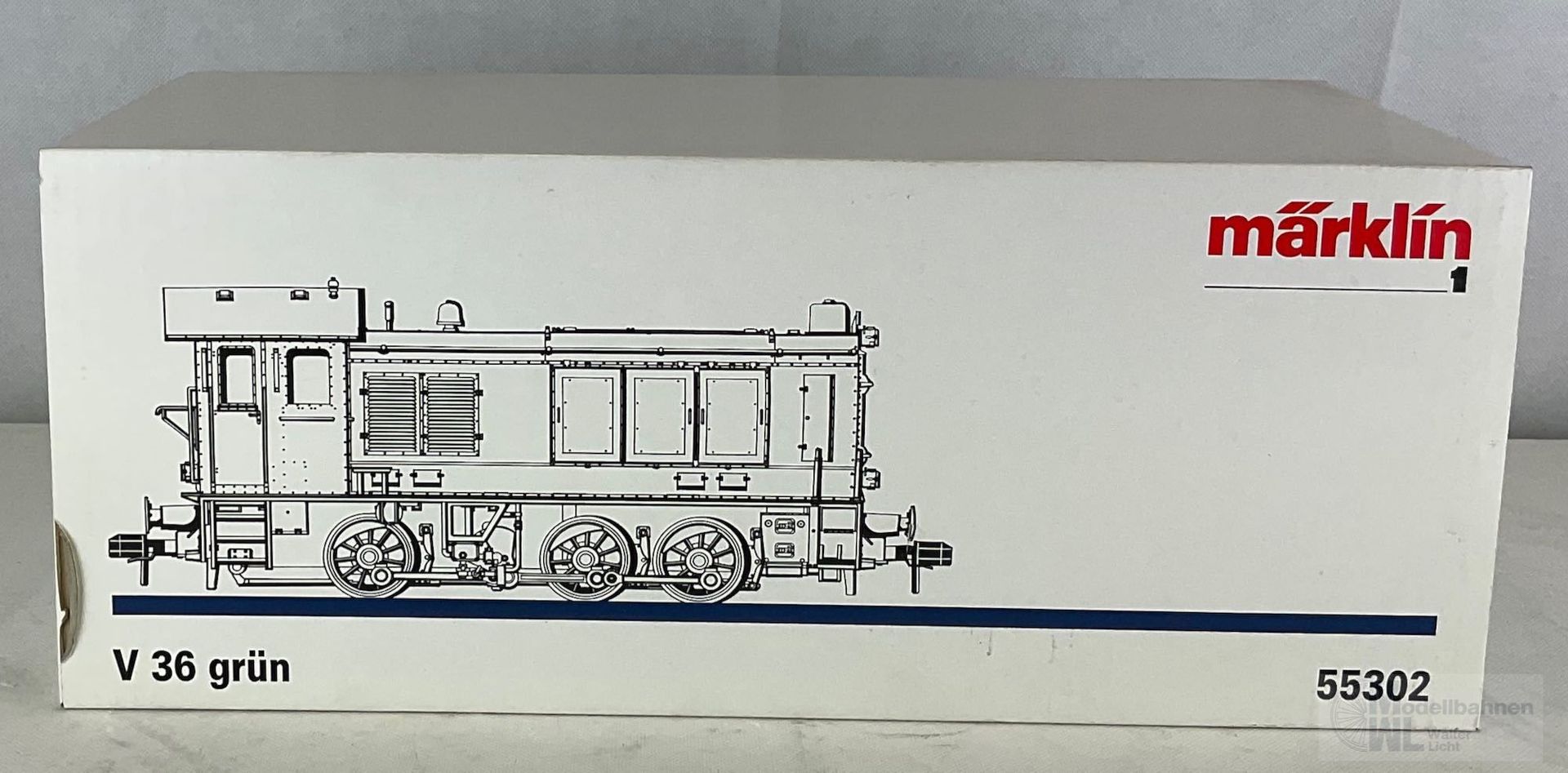 GEBRAUCHTWARE 55302 - MÄRKLIN - Diesellok V36 207 DB Ep.III grün Spur 1 Telex