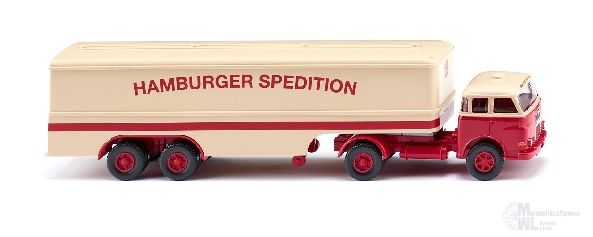 Wiking 051329 - Koffersattelzug MAN Pausbacke Hamburger Spedition H0 1:87