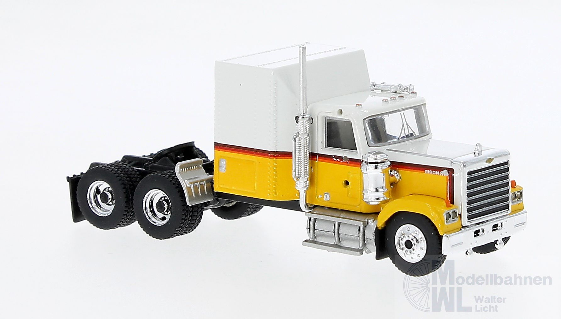 Brekina 85782 - Chevrolet Bison weiß/gelb H0 1:87