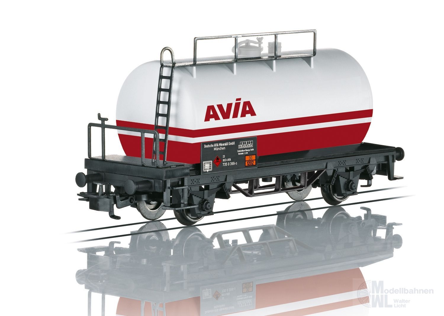 Märklin 44404 - Mineralöl-Kesselwagen DB Ep.IV AVIA H0/WS