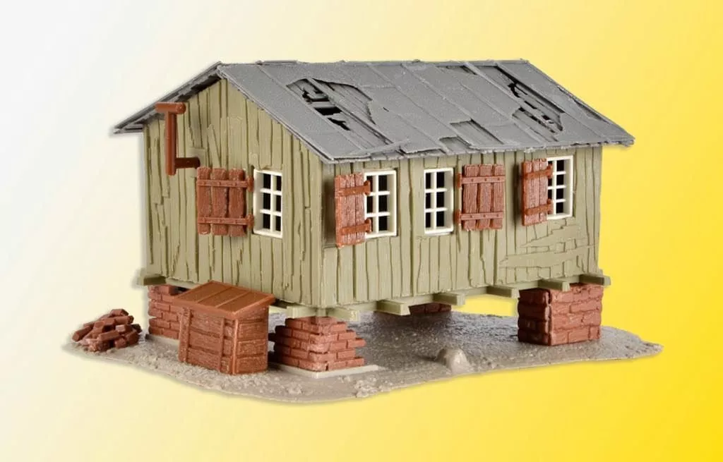 Vollmer 45728 - Bauhütte grün H0 1:87