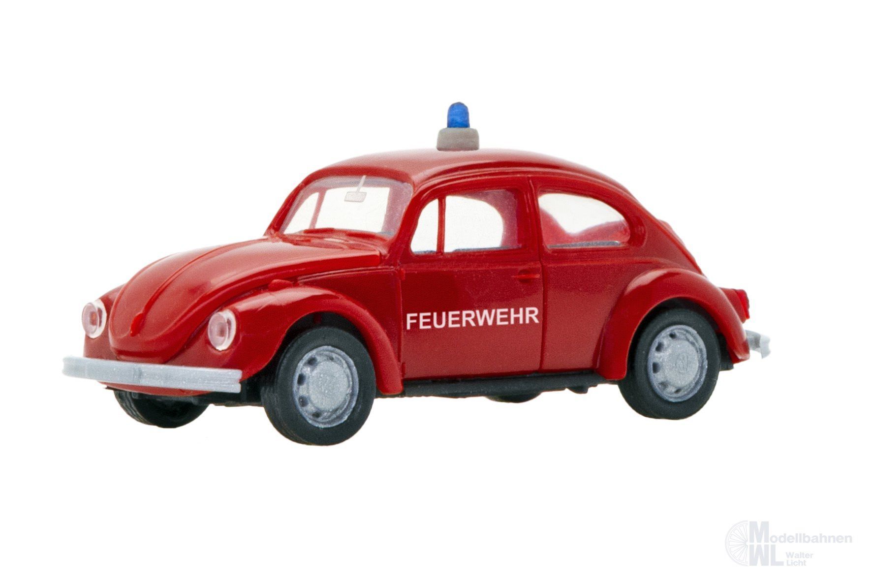 Viessmann 1160 - VW Käfer Typ Feuerwehr mit Beleuchtung und Blaulicht H0 1:87