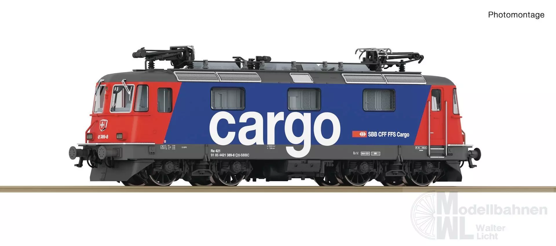 Fleischmann 732472 - E-Lok BR 421 389-8 SBB Cargo Ep.VI N 1:160 Sound