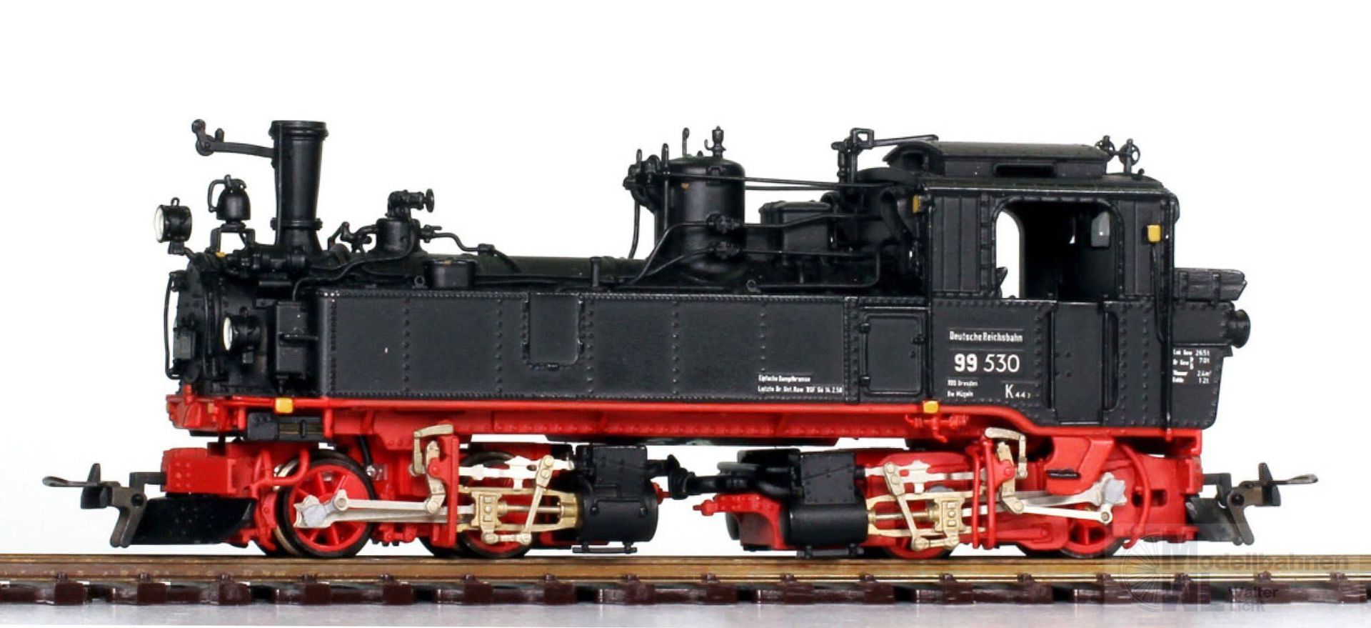 Bemo 1016822 - Dampflok BR 99 542 DR Ep.III Altbaulok Holz-Führerhaus H0e