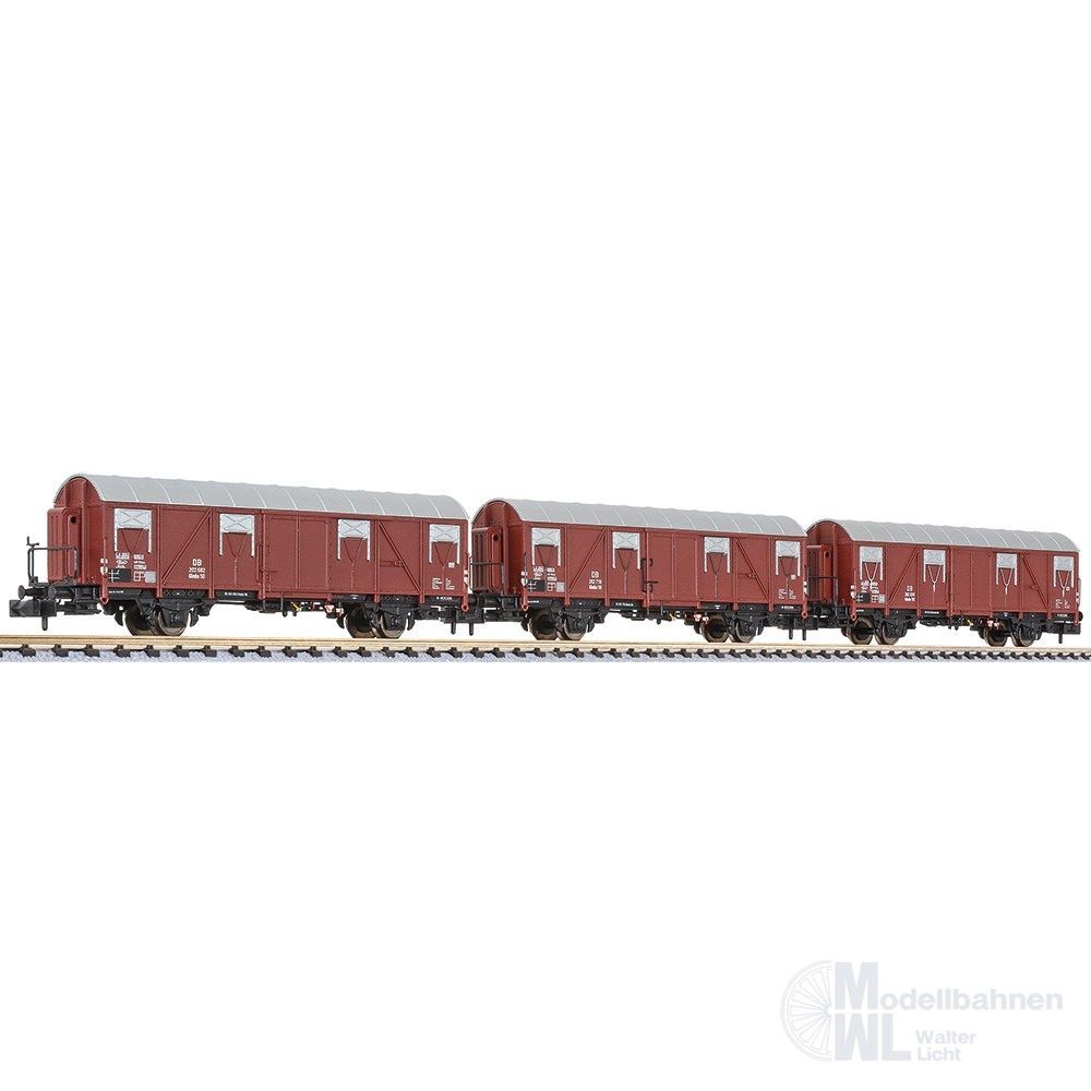 Liliput 260130 - Güterwagen Set DB Ep.III 3.tlg. N 1:160