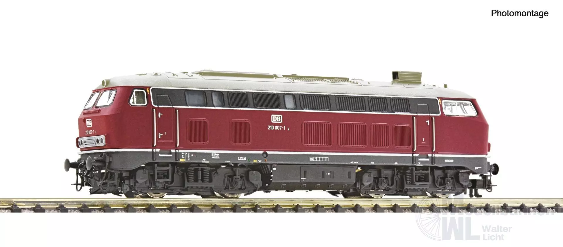 Fleischmann 7370008 - Diesellok BR 210 007-1 DB Ep.IV N 1:160 Sound