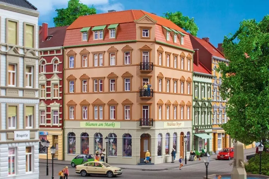 Auhagen 11447 - Eckhaus Schmidtstraße 10 H0 1:87