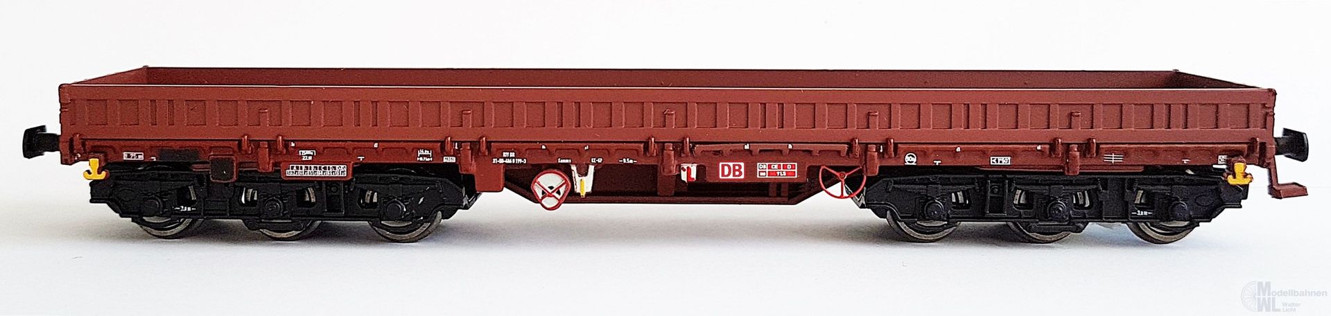 NPE NW22149 - Schwerlastwagen DB Ep.V Samms-u 454 rotbraun H0/GL