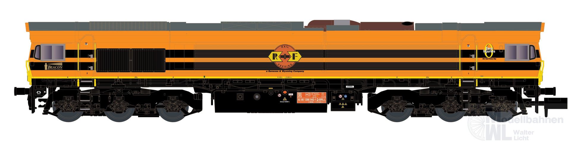 Kato 10836S - Diesellok Class 66 RRF Ep.VI N 1:160 Sound