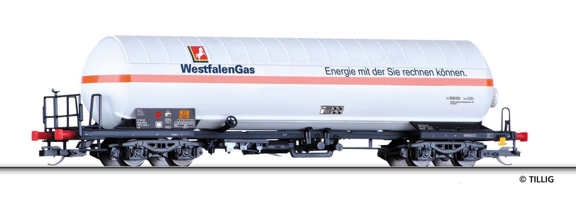 Tillig 15042 - Gaskesselwagen WASCOSA / Westfalengas (NL) Ep.VI TT 1:120