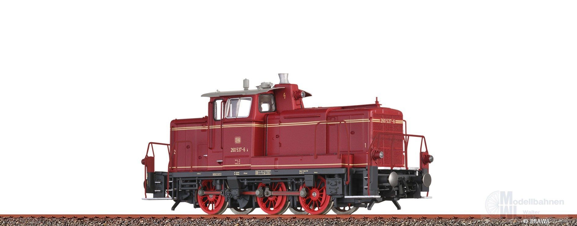 Brawa 42420 - Diesellok BR 260 537-6 DB Ep.IV H0/GL Basic+