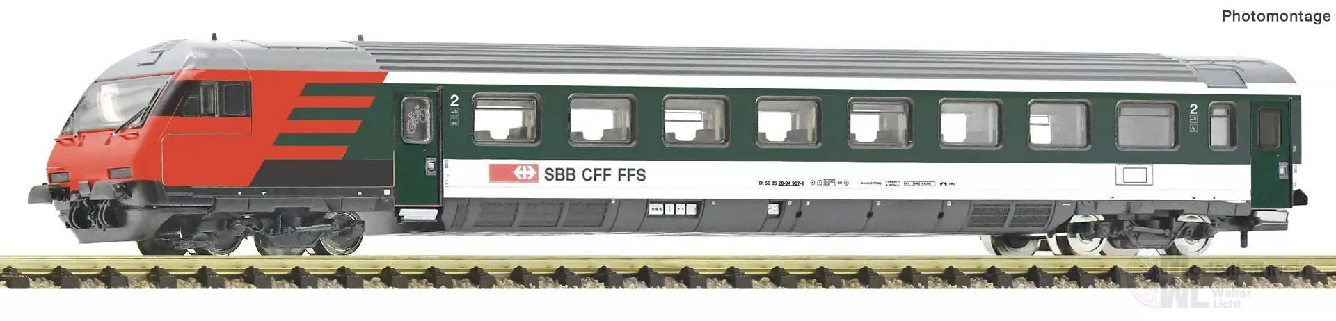 Fleischmann 6260059 - Steuerwagen SBB Ep.V 2.Kl. N 1:160