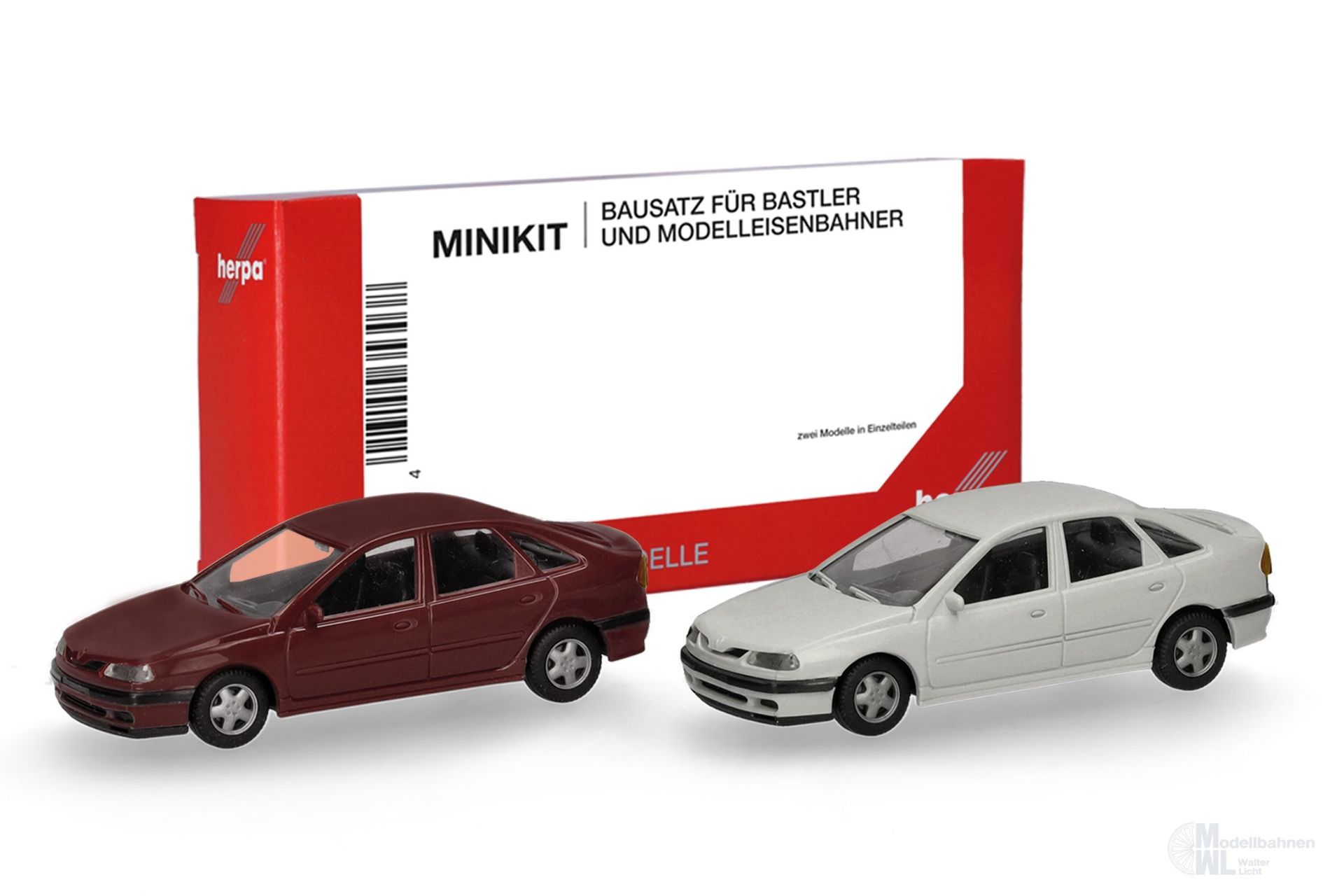 Herpa 014113 - MiKi Renault Laguna rot/weiß H0 1:87