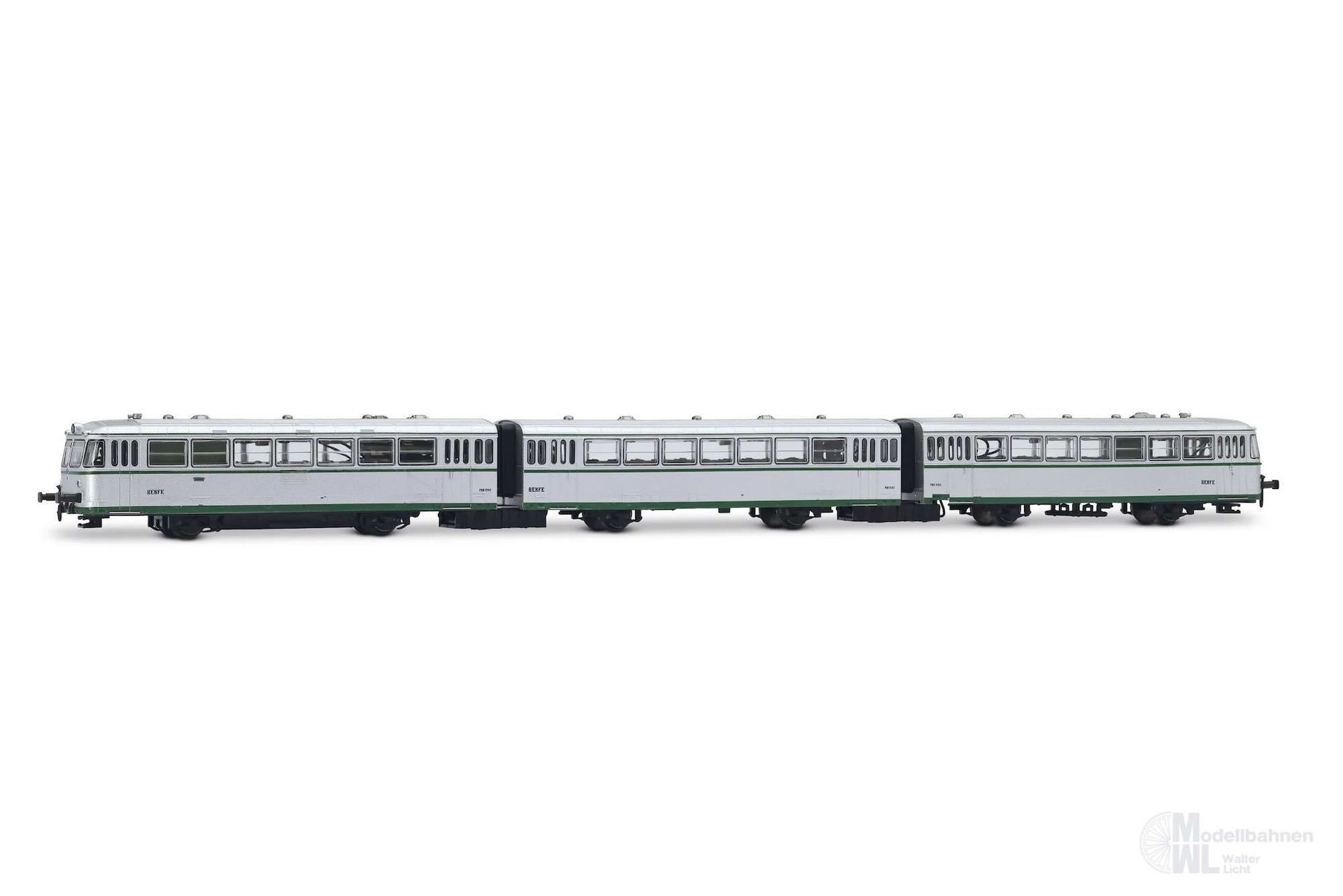 Arnold 2352 - Schienenbus Reihe 591.500 RENFE Ep.III 3.tlg. silber N 1:160