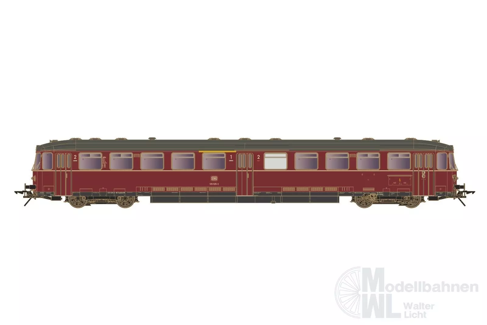 Lenz 40415-02 - Akku-Triebwagen BR 515 DB Ep.IV rot Spur 0