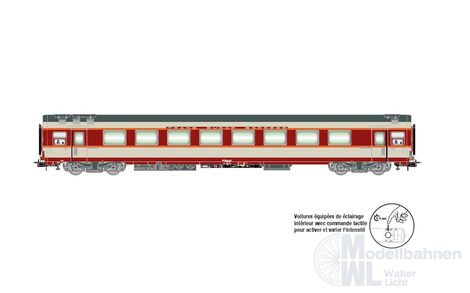 Jouef 4194 - Personenwagen SNCF Ep.IV TEE Le Kleber H0/GL