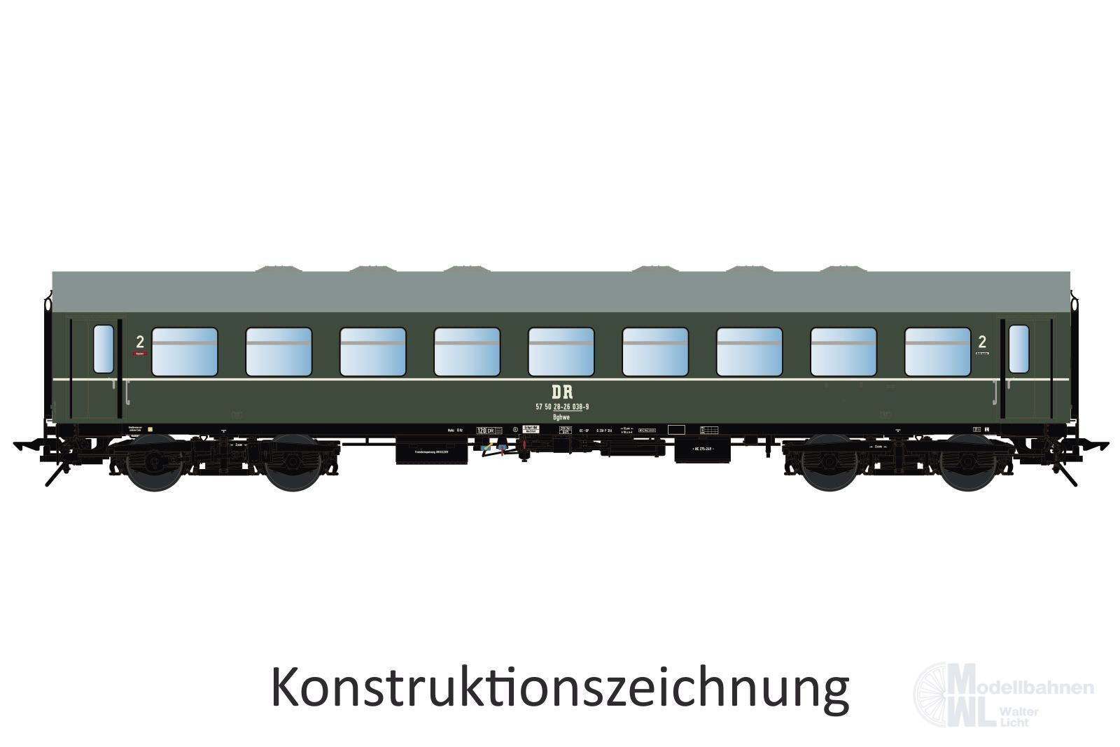 Lenz 41180-04 - Reko-Wagen DR Ep.IV Bghwe 2.Kl Nr.57502826038-9 Spur 0