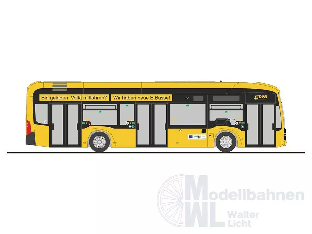 Rietze 75590 - Mercedes-Benz eCitaro DVB Dresden H0 1:87