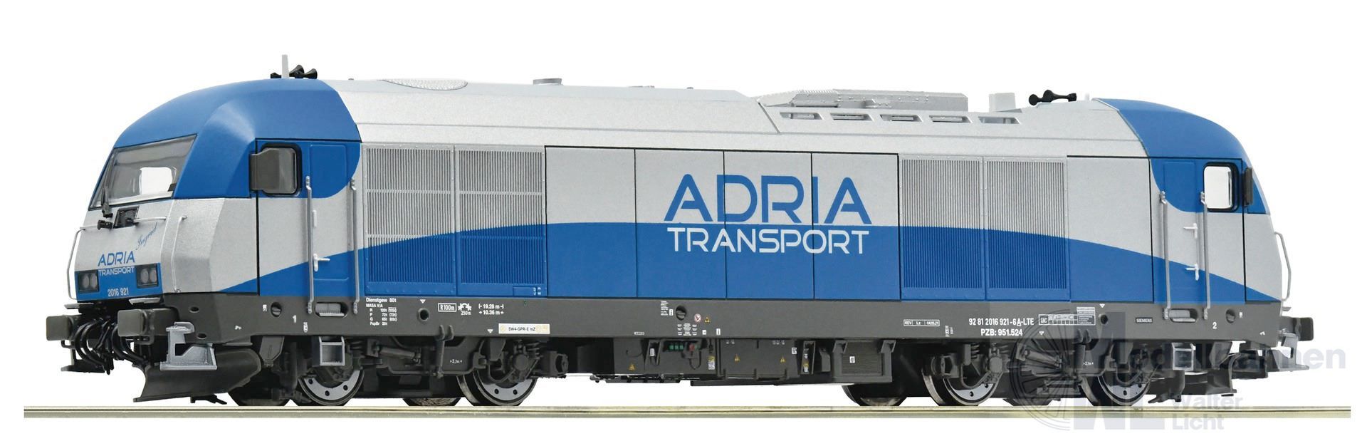 Roco 7320037 - Diesellok BR 2016 921-6 Adria Transport Ep.VI H0/WS Sound